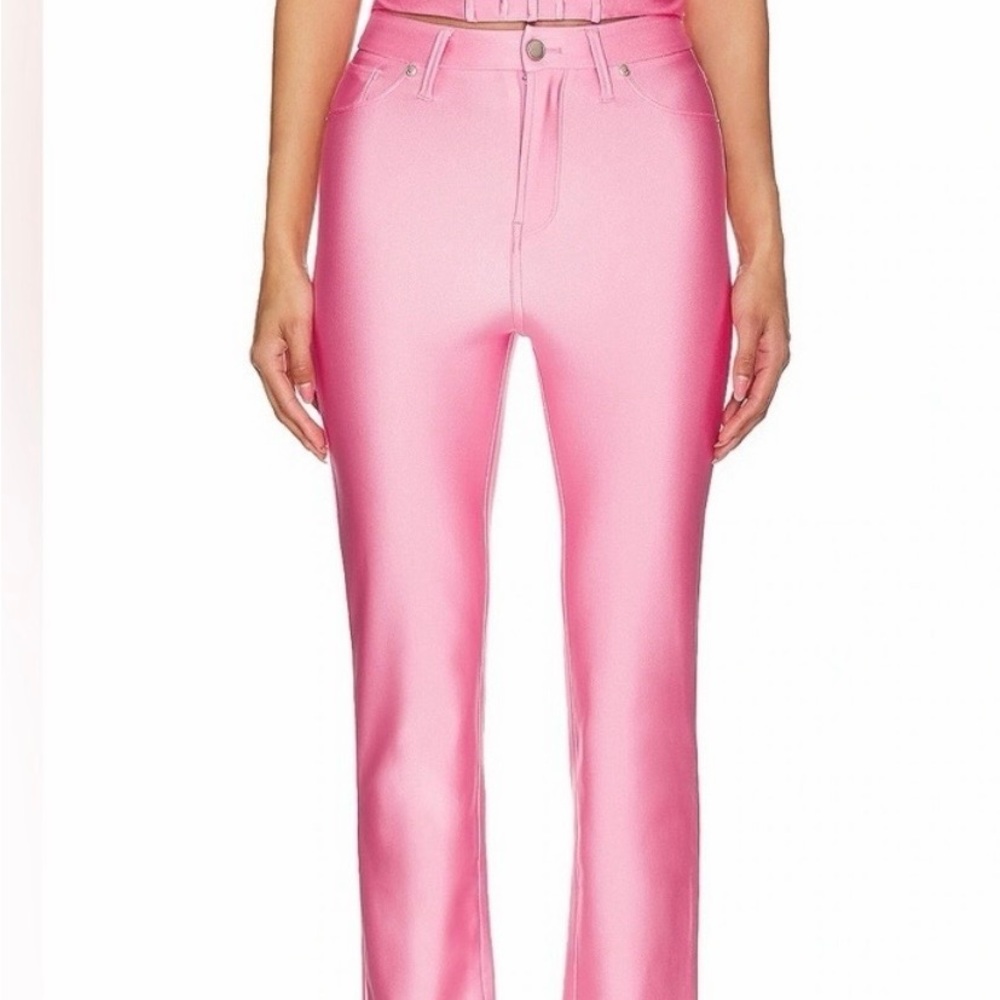 Good American Carnation Pink Compression Pants - Picture 2 of 3